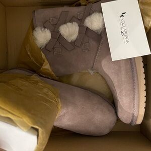 Koolaburra boots, crafted for women in a timeless shearling style by UGG